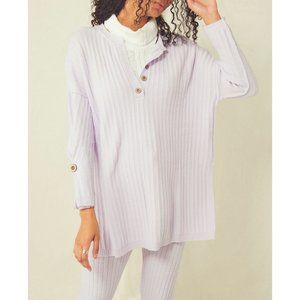 NWT Free People Around The Clock Pullover / Lilac